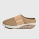 Women’s Light Weight Air Cushion Slip On Slippers - Beige image