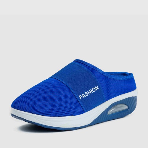 Women’s Light Weight Air Cushion Slip On Slippers - Blue image