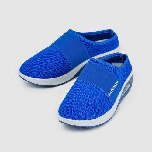 Women’s Light Weight Air Cushion Slip On Slippers - Blue image