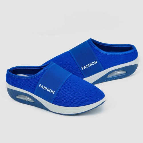 Women’s Light Weight Air Cushion Slip On Slippers - Blue image