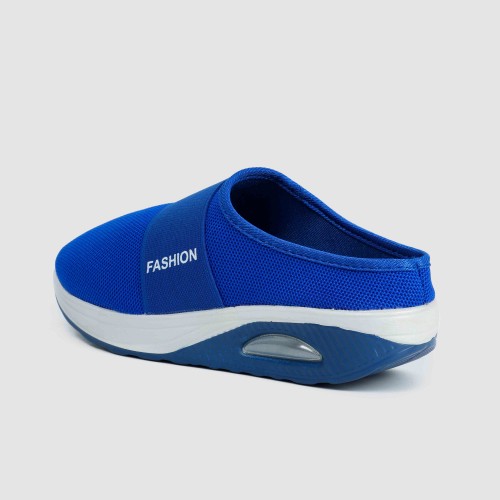 Women’s Light Weight Air Cushion Slip On Slippers - Blue image