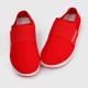Women’s Light Weight Air Cushion Slip On Slippers - Red image