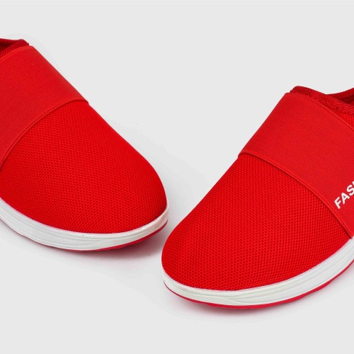 Women’s Light Weight Air Cushion Slip On Slippers - Red image