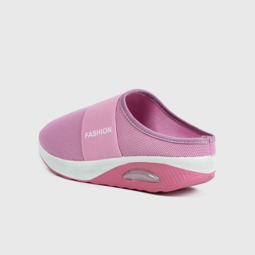 Women’s Light Weight Air Cushion Slip On Slippers - Pink image