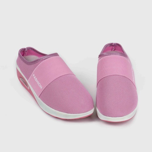 Women’s Light Weight Air Cushion Slip On Slippers - Pink image