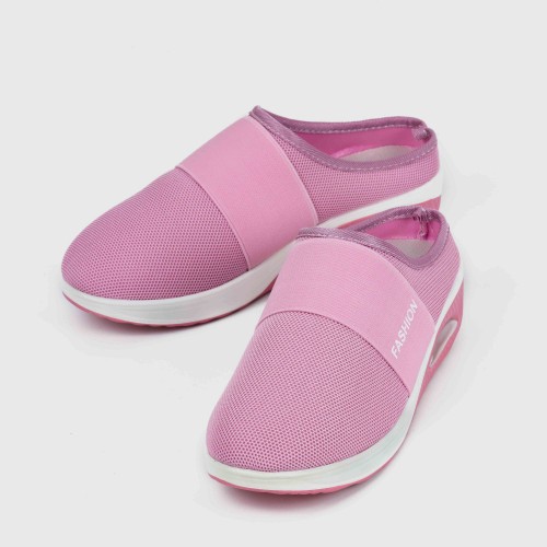 Women’s Light Weight Air Cushion Slip On Slippers - Pink image