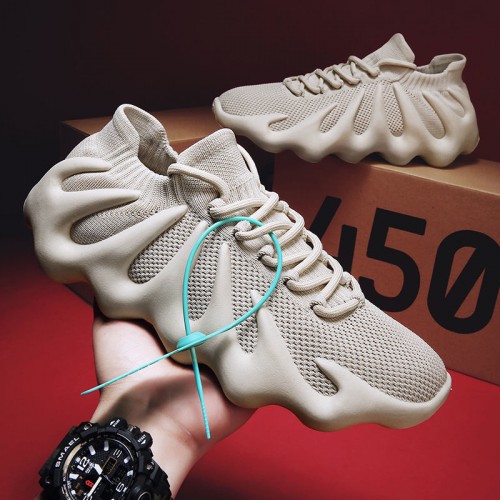 Casual Creative Style Rubber Sole Women's Sneakers - Cream image