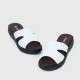 Comfortable Slip On Wedge Slippers for Women - White image