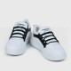 Latest Fashion Mid Heeled Sneakers for Women - Black image