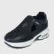 Women’s Breathable Casual Velcro Sport Shoes – Black image