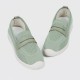 Light Weight Retro Style Slip On Loafers for Women - Green image