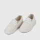 Light Weight Retro Style Slip On Loafers for Women - Cream image