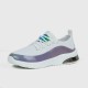 Women’s Slip On Breathable Sole Shiny Casual Shoes - White image