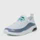 Women’s Slip On Breathable Sole Shiny Casual Shoes - White image