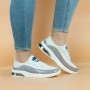 Women’s Slip On Breathable Sole Shiny Casual Shoes - White