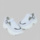 Casual Lightweight Chunky Sports Buckle Sneakers - White image