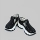 Casual Lightweight Chunky Sports Buckle Sneakers - Black image