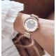  Roman Scale Stainless Steel Strap Women's Watch - Rose Gold image