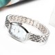 Mesh Style Stainless Steel Strap Women's Wrist Watch - Silver image