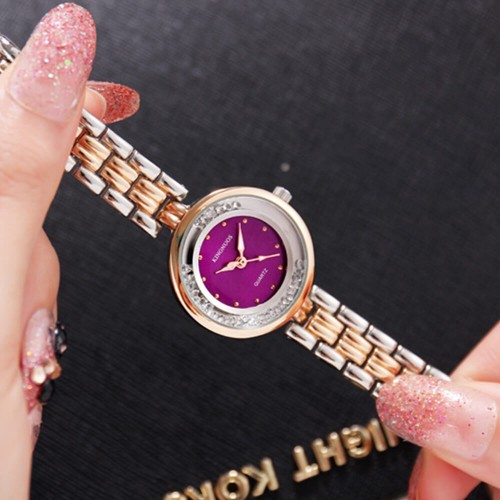 Trending Dual Tone Ladies Wrist Watch - Silver