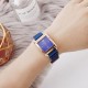 Rectangular Face Magnetic Wrist Watches For Women - Blue image