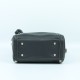 Zipper closure Leather Handbag For Ladies - Black image