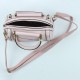 Zipper closure Leather Handbag For Ladies - Pink image