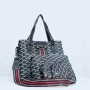  Rotating Closure Synthetic Leather Women's Hand Bag Set - Black