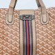 Rotating Closure Synthetic Leather Women's Hand Bag Set - Brown image