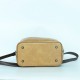 Zipper Closure Leather Shoulder Bag for Women's - Light Brown image