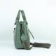 Women's Fashion Leather Tote shoulder Bag - Green image