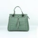 Women's Fashion Leather Tote shoulder Bag - Green image