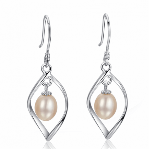 Versatile Design New Pearl Pendant Earrings image