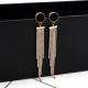 Chain Cascade Long Drop Earrings For Women's 
