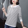 Long-Sleeved Trendy Cotton Fabric Women Hoodie - White
