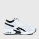 Lace Up Breathable Round Toe Mesh Sports Sneakers - Black image