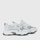 Sports Style Flat Bottom Lace Up Breathable Women Sneakers - Black image