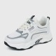 Sports Style Flat Bottom Lace Up Breathable Women Sneakers - Black image