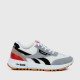 Lace Up Mesh Striped Patchwork Breathable Sports Sneakers - White image