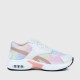 Lace Up Breathable Round Toe Mesh Sports Sneakers - Pink image