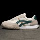 Canvas Breathable Sporty Lace Up Women Stripes Sneakers - Green image