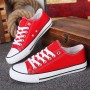 Women Red Color Comfty Canvas Shoes For Women