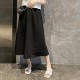 Rhinestone Non Slip Square Head Flat Bottom Slippers - White image