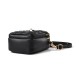 Embossed Mickey Mouse Flip Geometric Pattern Mini Shoulder Bag - Black image