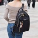  Shoulder Straps Micky Mouse Waterproof Women Travel Backpack - Black image