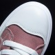 Lightweight High-top Lace Up Wedges Jogging Sneakers - Pink image