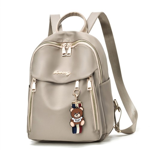  Shoulder Straps Micky Mouse Waterproof Women Travel Backpack - Grey image