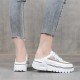 Comfort Round Toe Lace Up Low Top Sport Sneakers - Brown image