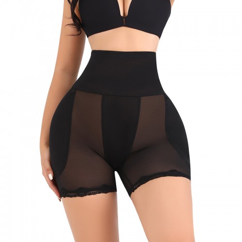Women's High Waist Sponge Pad Body Shaping Corset - Black image
