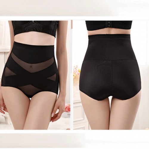  Body Shaping High Waist Hip Enhancer Panty Shapewear - Black image